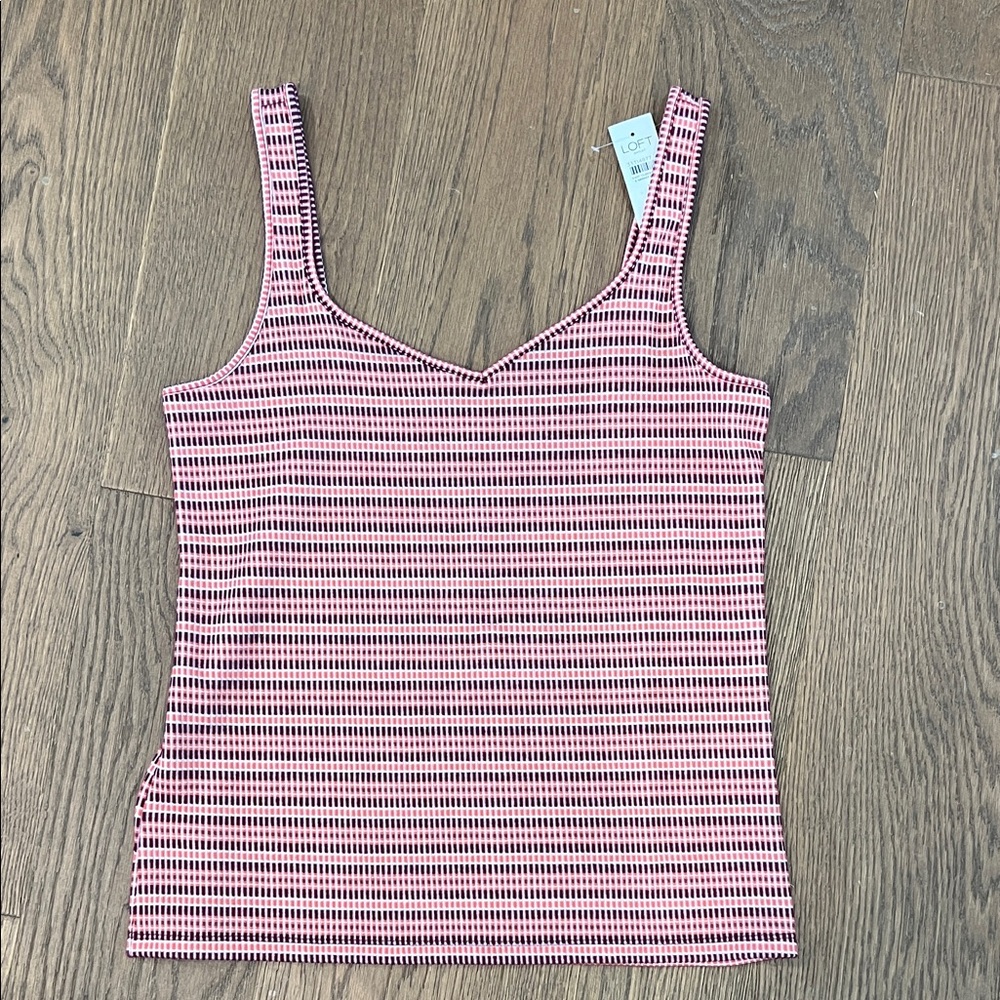 NWT Loft Striped Tank